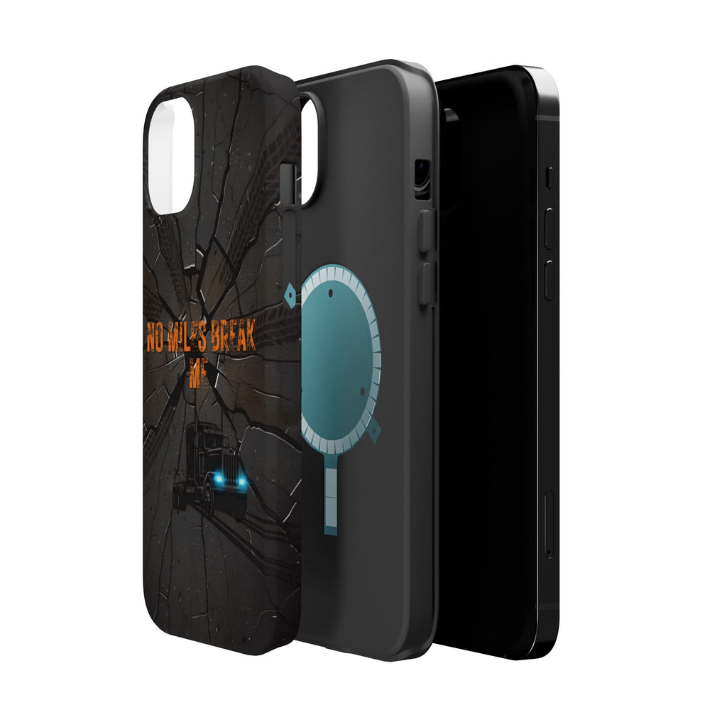 Phone Case — Fiery Semi Truck Magnetic Impact-Resistant Case