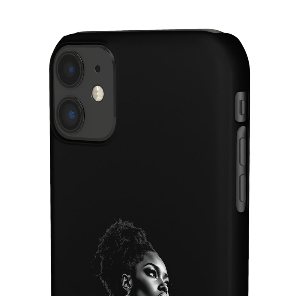 Phone Case — "Long Haul Loyalty" Black Portrait Snap Case