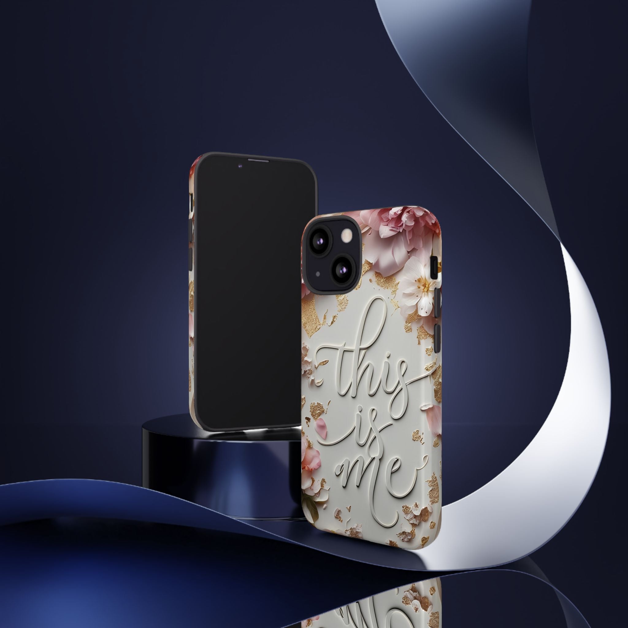 Phone Case — "This Is Me" Floral Tough Case