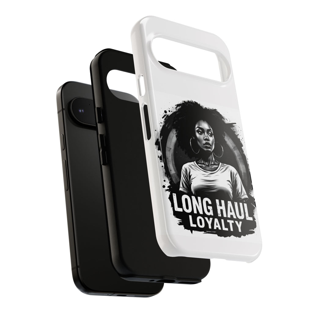 Phone Case — "Long Haul Loyalty" Black & White Portrait Protective Case