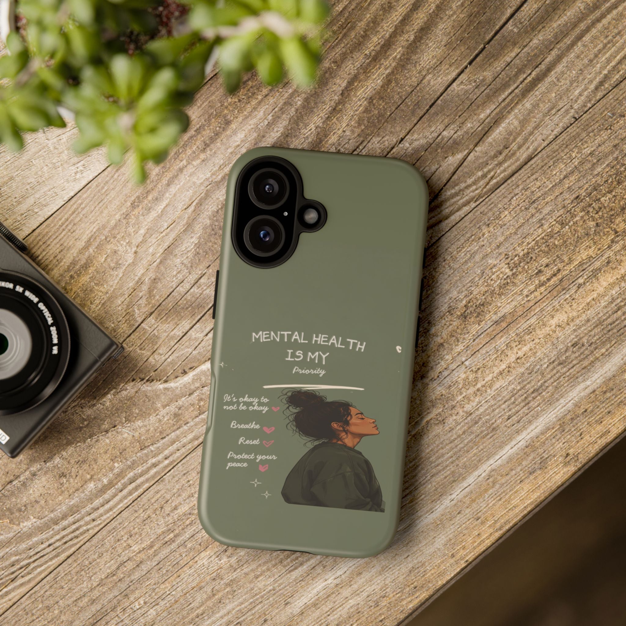 Mental Health Is My Priority Phone Case — Inspirational Protective iPhone Cover