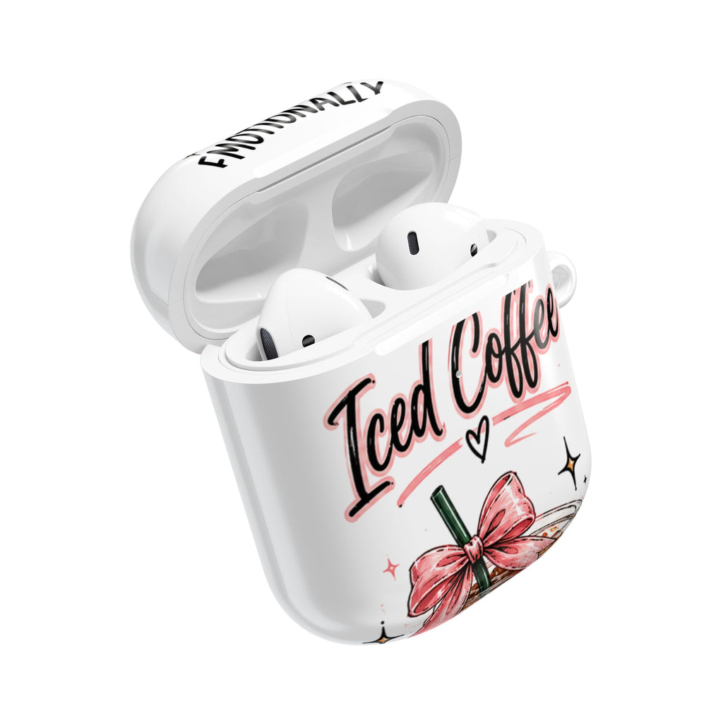 AirPod Case — Iced Coffee Is My Person Cute Graphic Protective Case