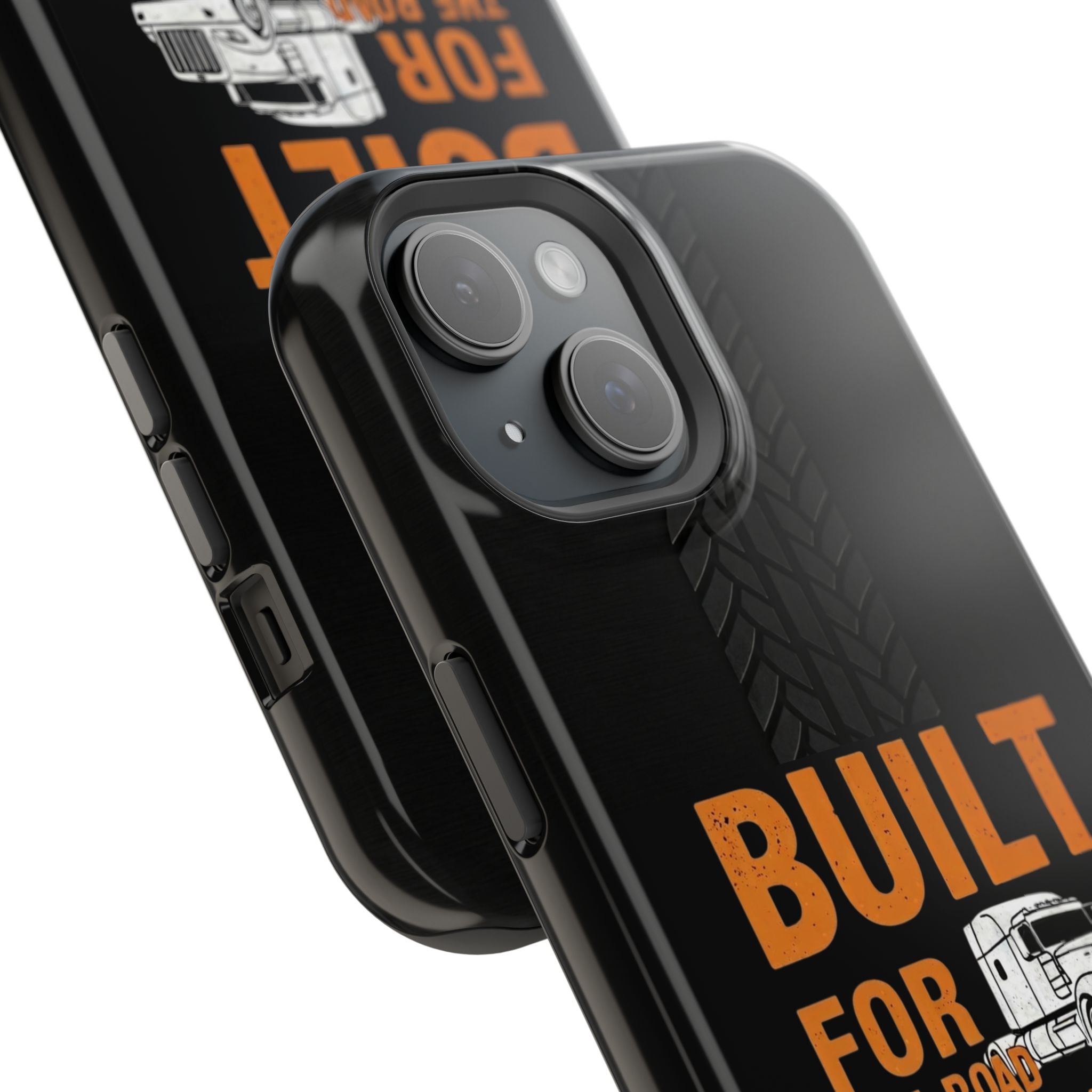 Phone Case — "Built for the Road" Truck Tire-Track Impact-Resistant Case