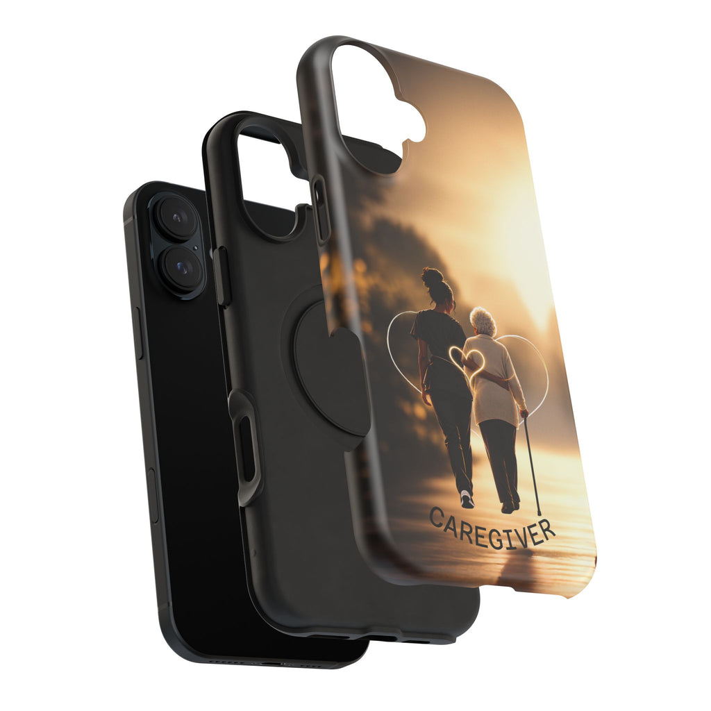 Caregiver Phone Case — Impact-Resistant Protective Case with Heart Design