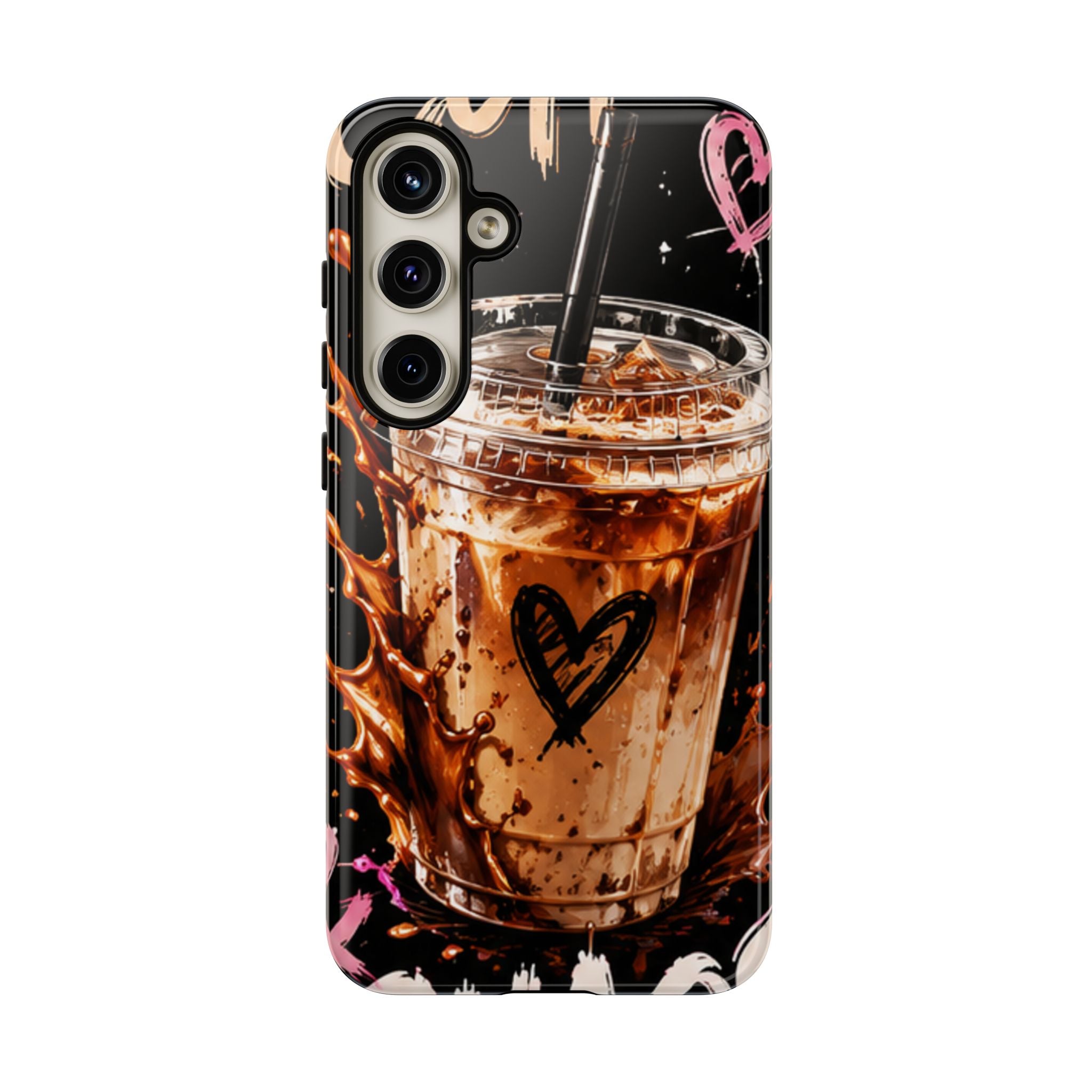 Iced Coffee Phone Case – 'Iced Coffee latte: Stylish Protective Case