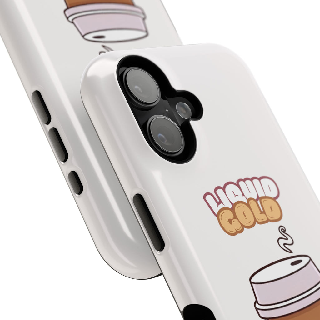 Coffee Cup Phone Case – “Liquid Gold” Cute Kawaii Espresso Impact-Resistant Case