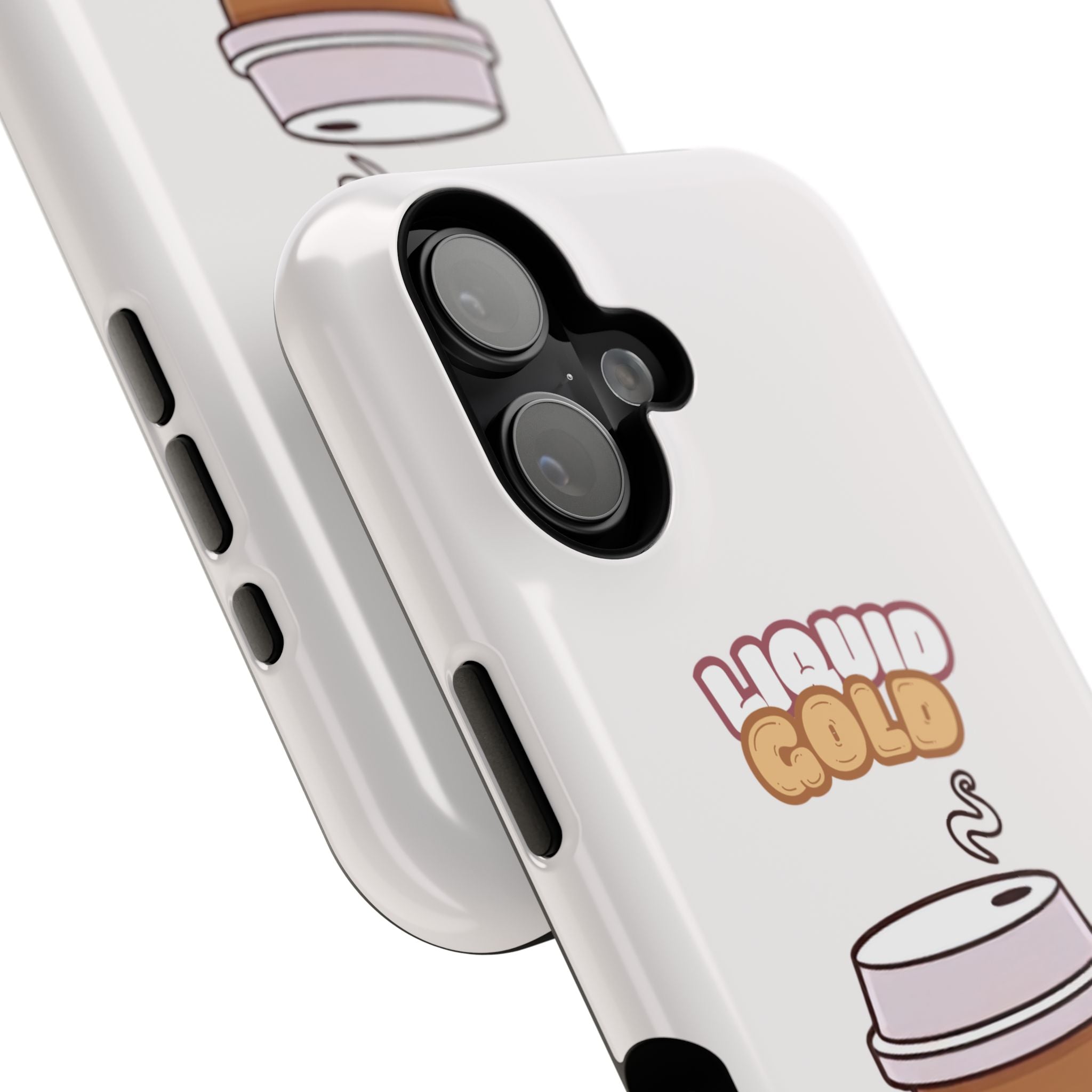 Coffee Cup Phone Case – “Liquid Gold” Cute Kawaii Espresso Impact-Resistant Case