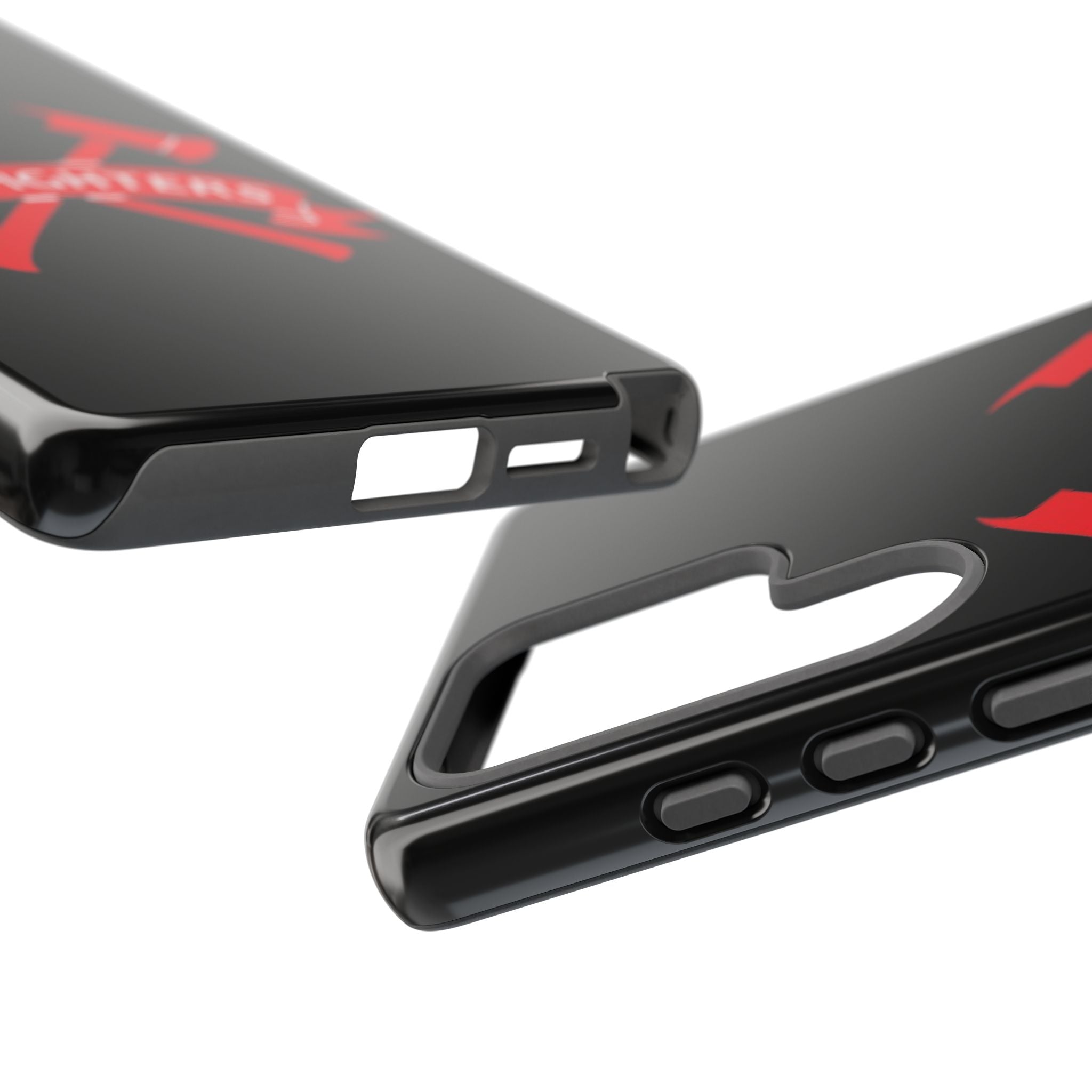 Firefighters Tough Phone Case — Red Crossed Axes Design