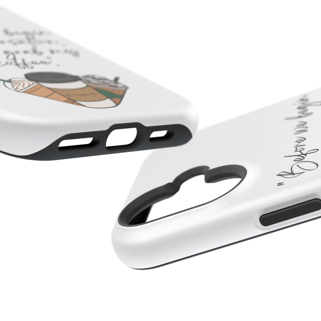 Coffee Quote Magnetic Impact-Resistant Phone Case