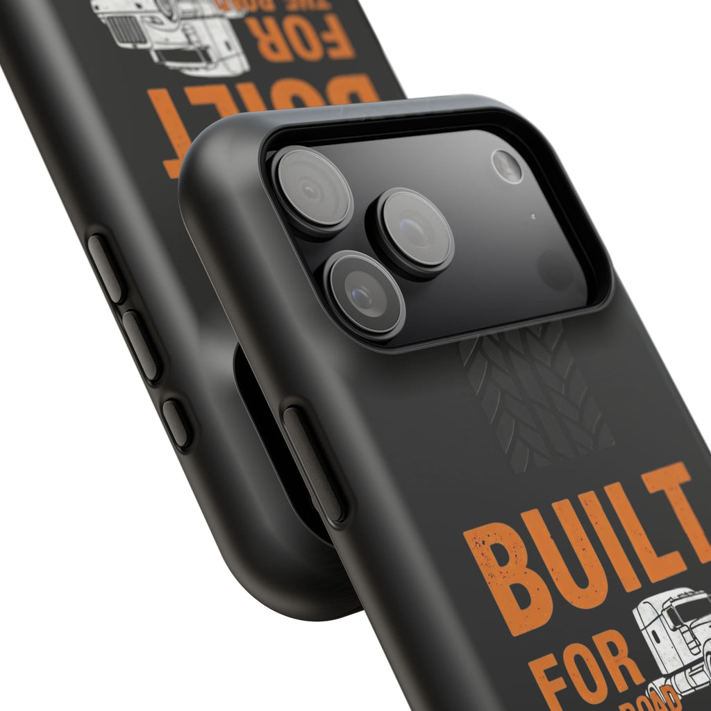 Phone Case — "Built for the Road" Truck Tire-Track Impact-Resistant Case