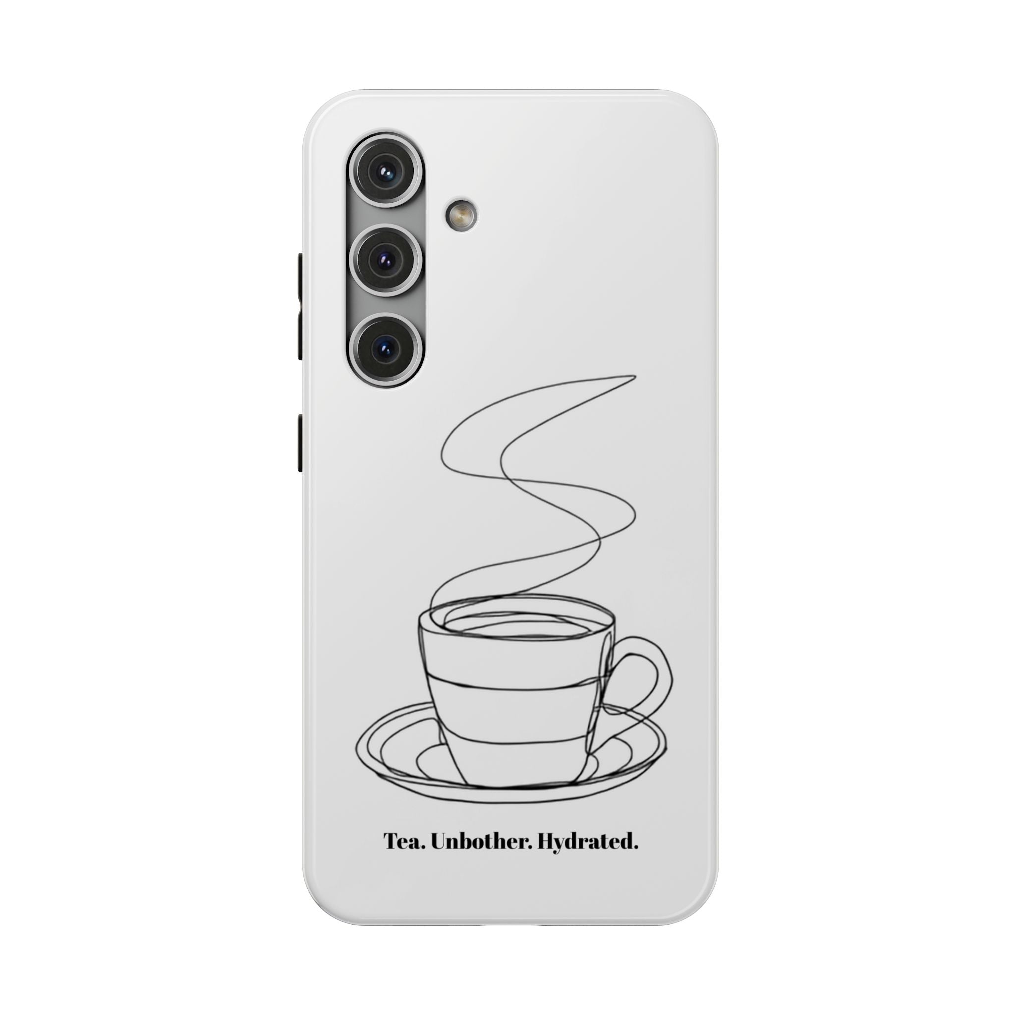 Tea Unbothered Hydrated Phone Case — Impact-Resistant