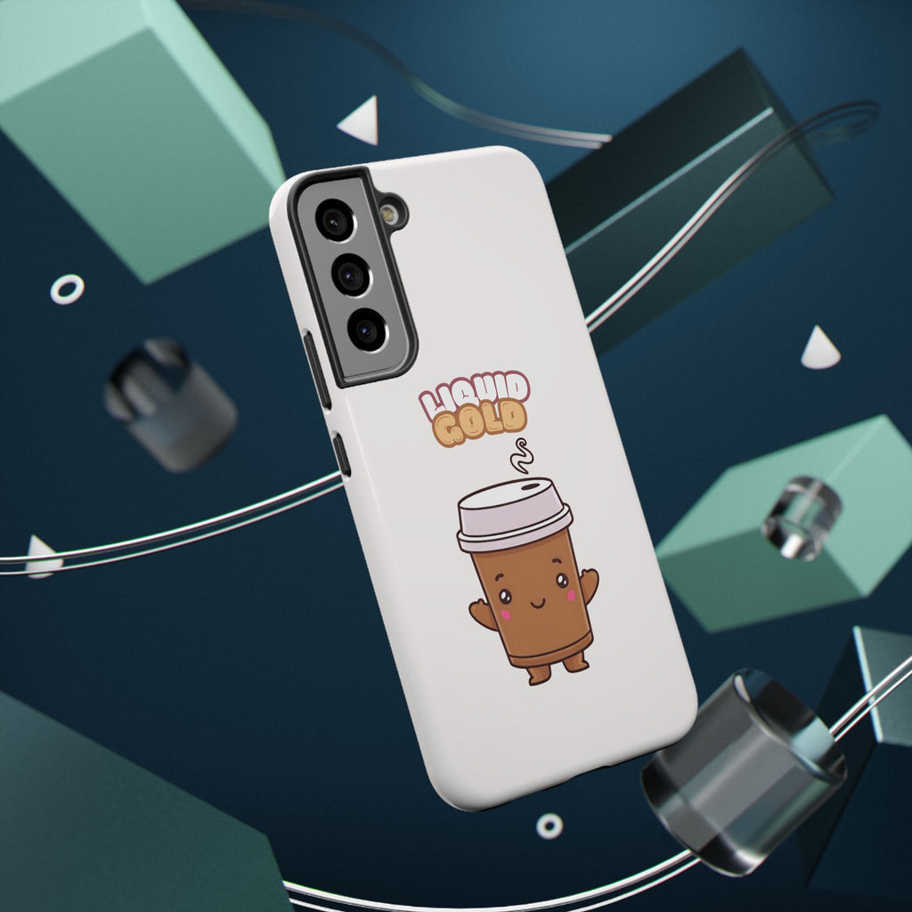 Coffee Cup Phone Case – “Liquid Gold” Cute Kawaii Espresso Impact-Resistant Case