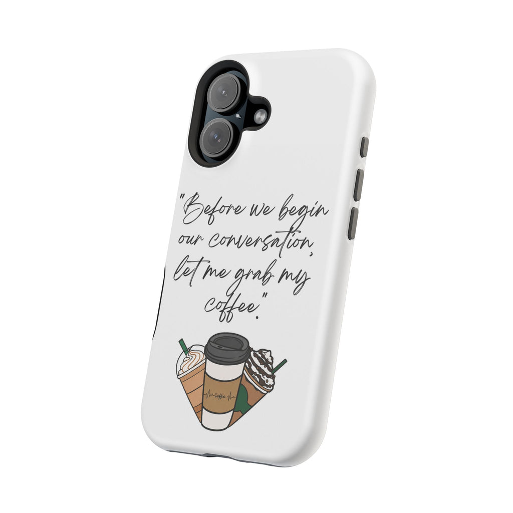Coffee Quote Magnetic Impact-Resistant Phone Case