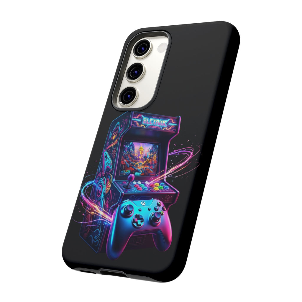 Retro Arcade Phone Case — Neon Gaming Controller Design