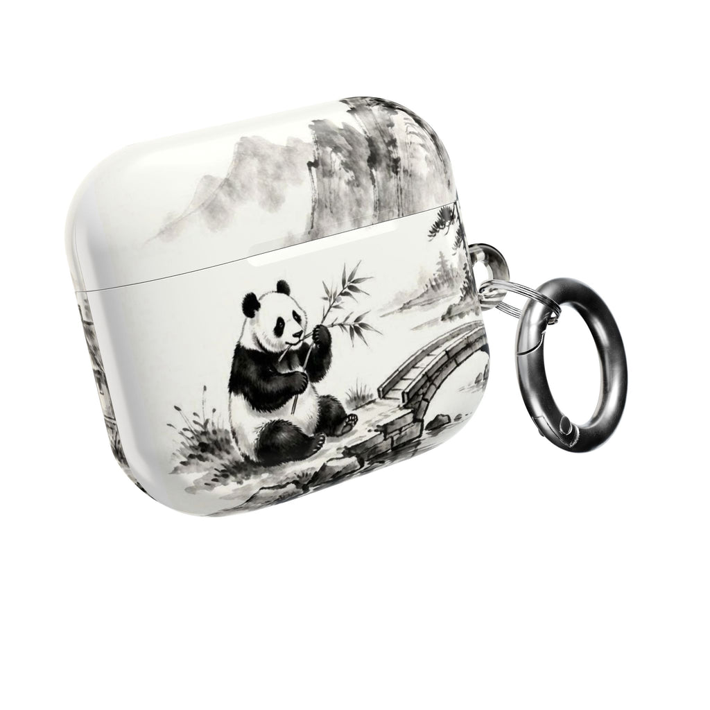 Panda Bamboo Landscape AirPod Case