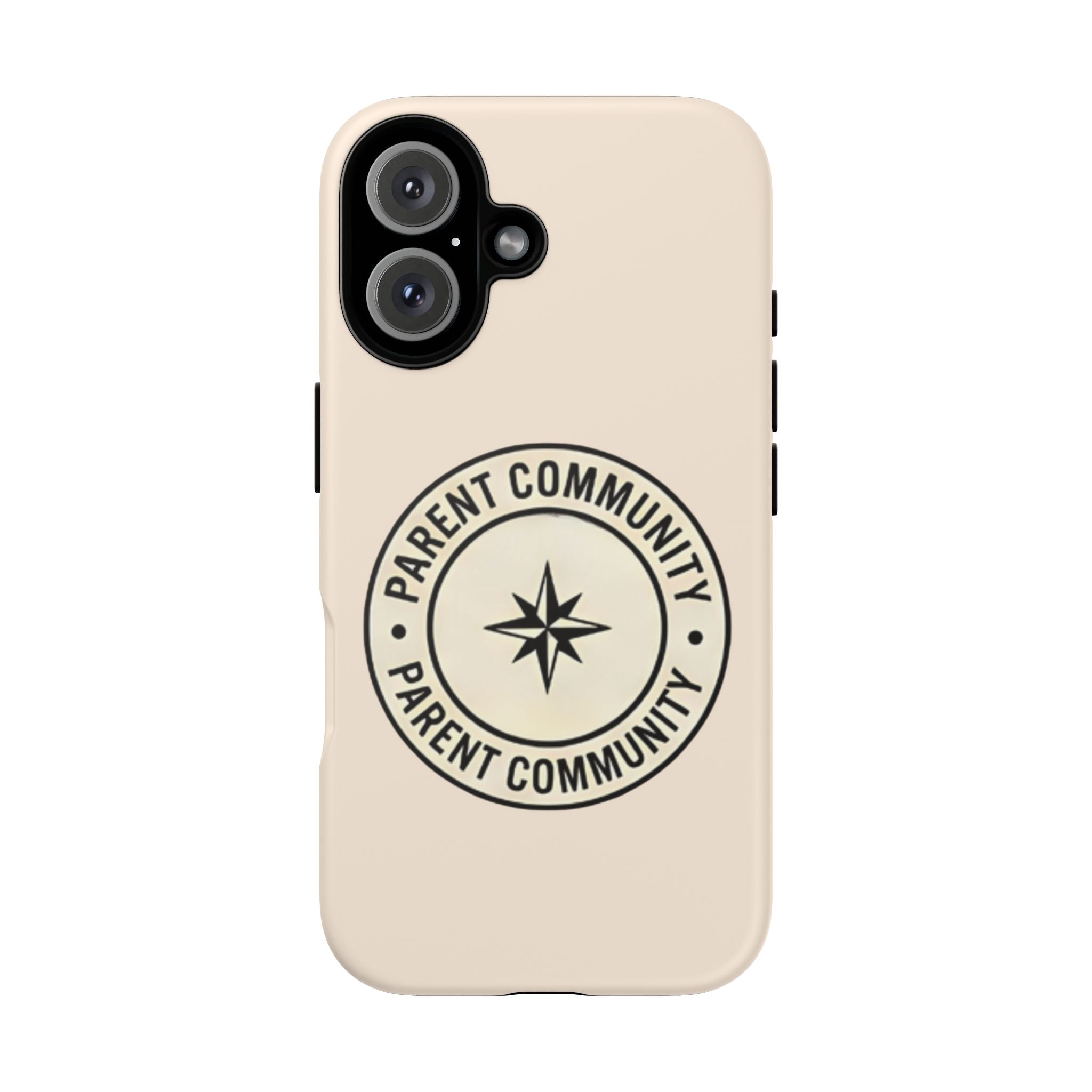 Parent Community Tough Phone Case — Durable Compass Logo Protective Cover
