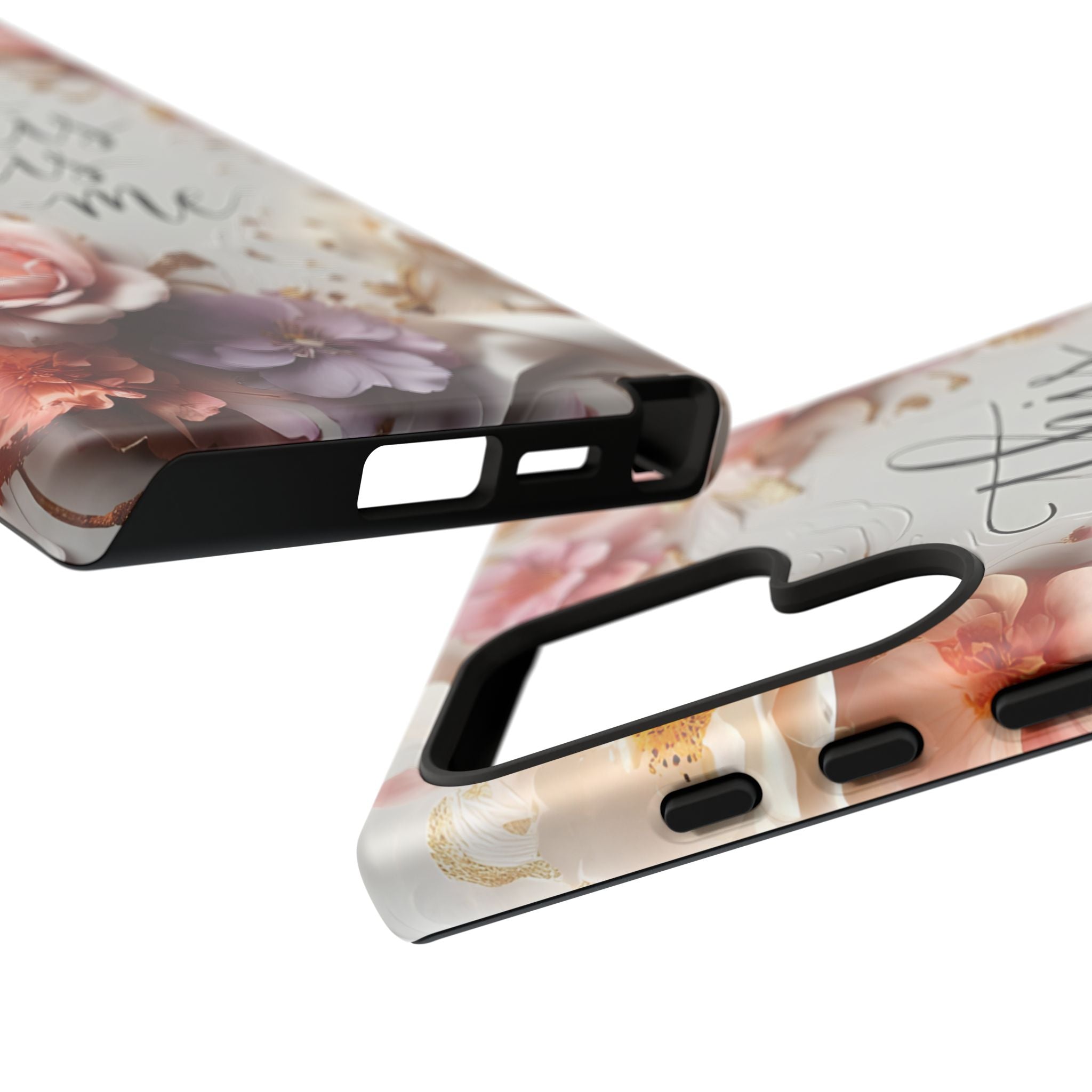 Floral "This Is Me" Tough Phone Case — Protective Floral iPhone Cover for Self-Expression, Gift for Her