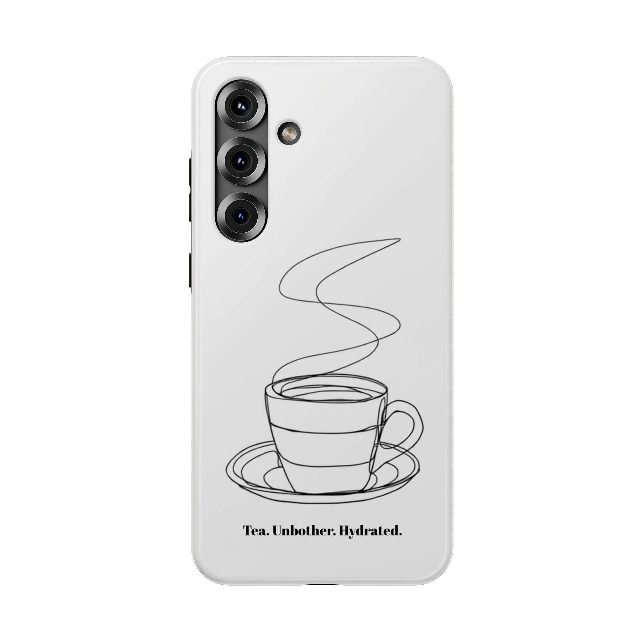 Tea Unbothered Hydrated Phone Case — Impact-Resistant