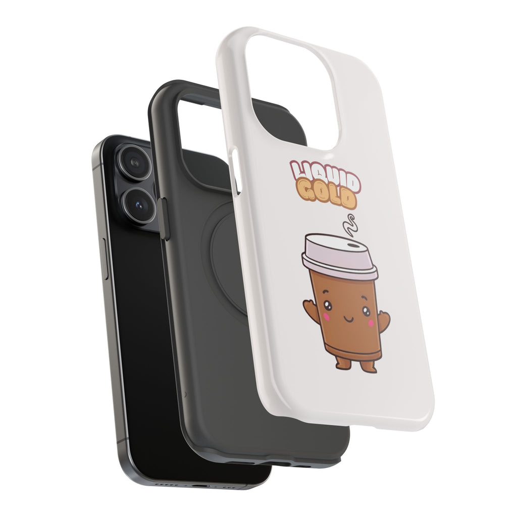 Coffee Cup Phone Case – “Liquid Gold” Cute Kawaii Espresso Impact-Resistant Case