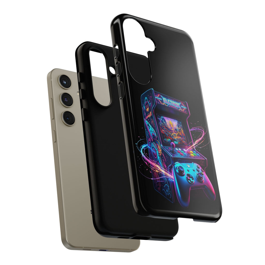 Retro Arcade Phone Case — Neon Gaming Controller Design
