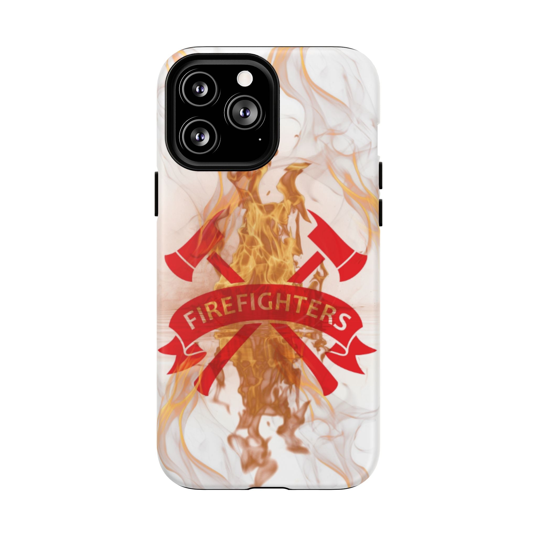 Firefighter Emblem Tough Magnetic Phone Case — Flame Design