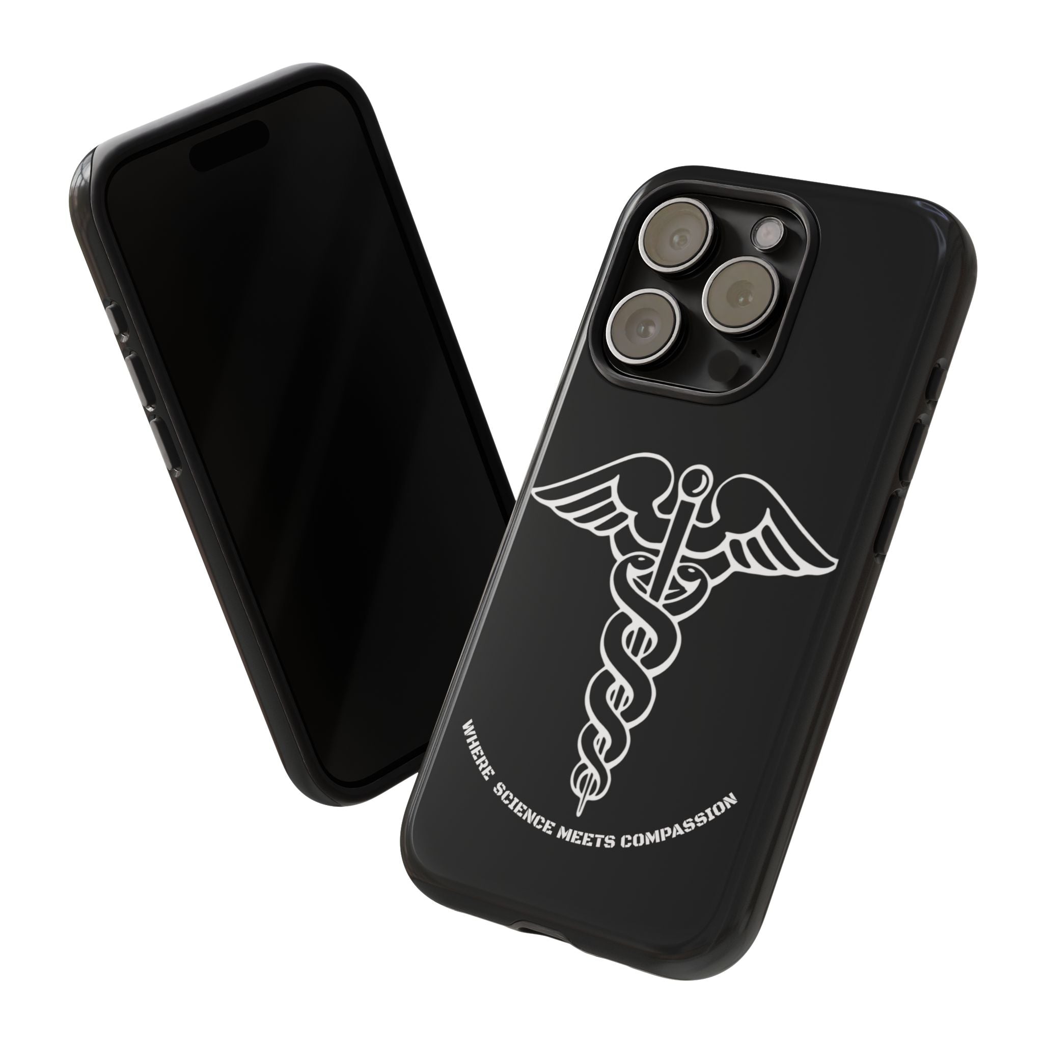 Medical Caduceus Phone Case — "Where Science Meets Compassion" Protective iPhone Cover