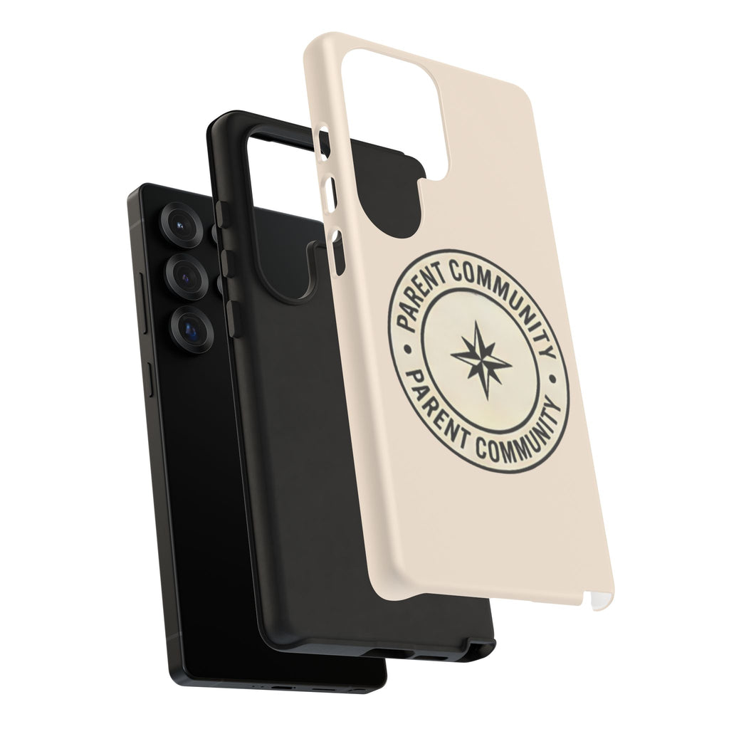 Parent Community Tough Phone Case — Durable Compass Logo Protective Cover