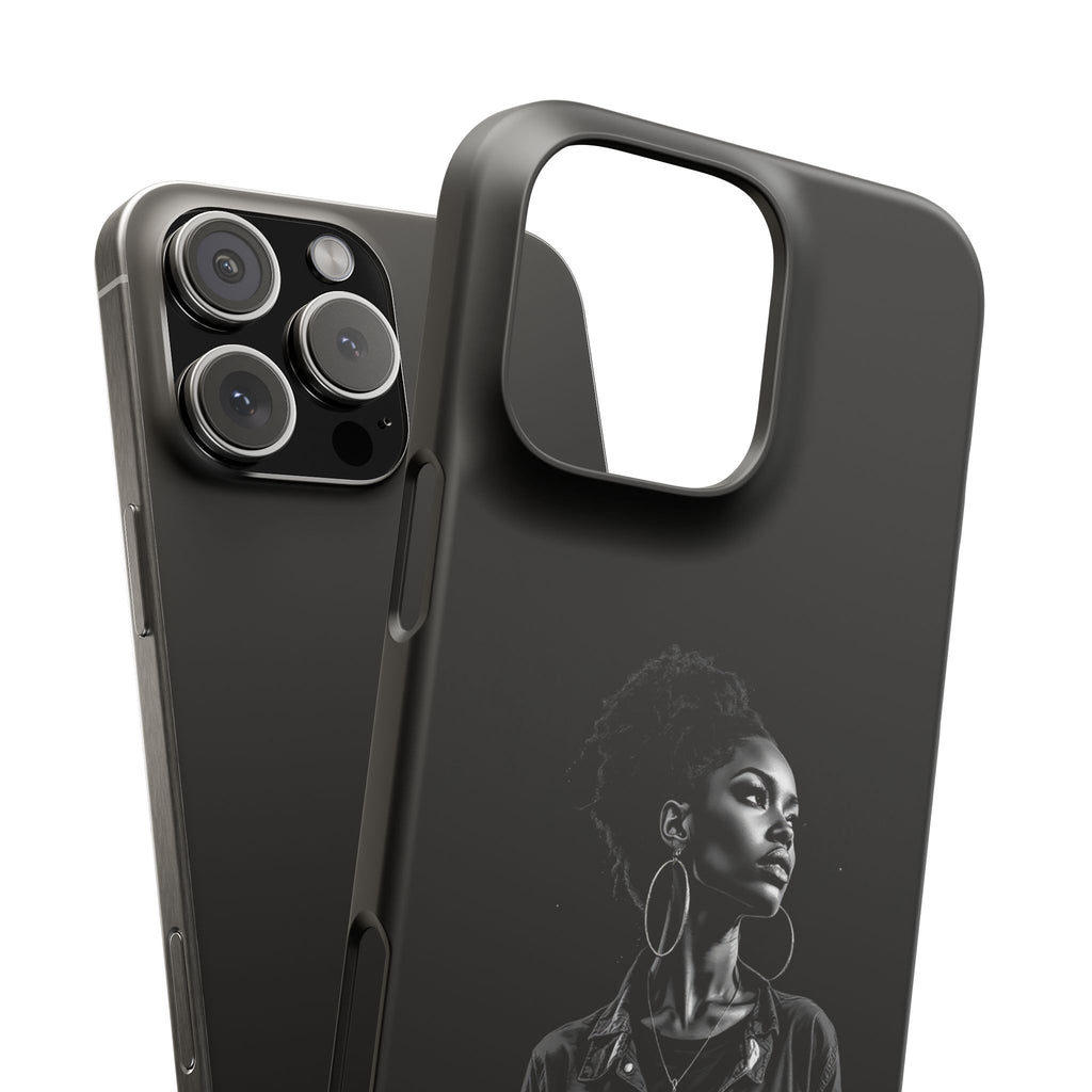 Phone Case — "Long Haul Loyalty" Black Portrait Snap Case