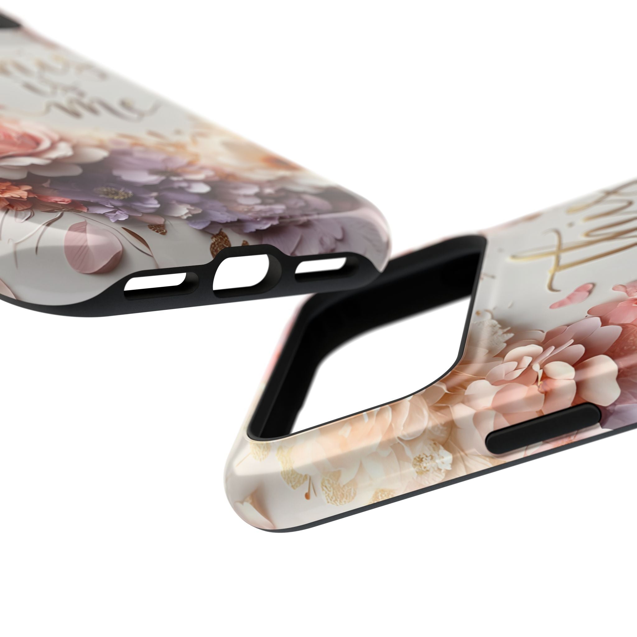 Floral "This Is Me" Phone Case — Impact-Resistant Floral Protective Cover