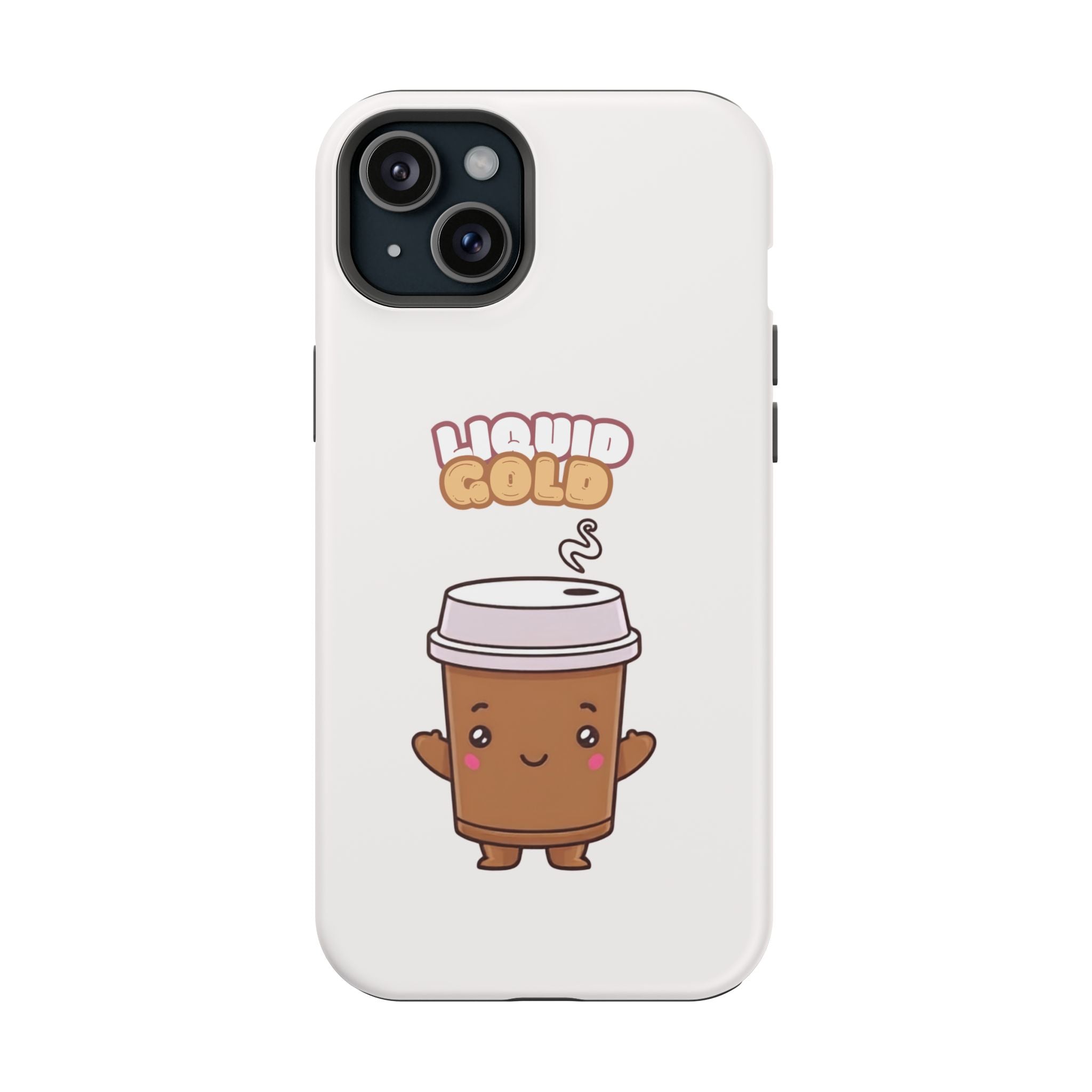 Coffee Cup Phone Case – “Liquid Gold” Cute Kawaii Espresso Impact-Resistant Case