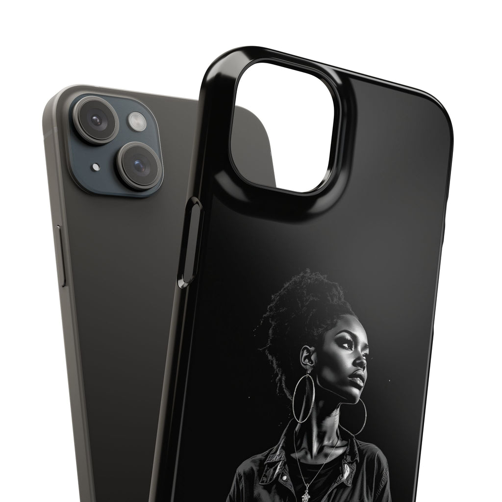 Phone Case — "Long Haul Loyalty" Black Portrait Snap Case