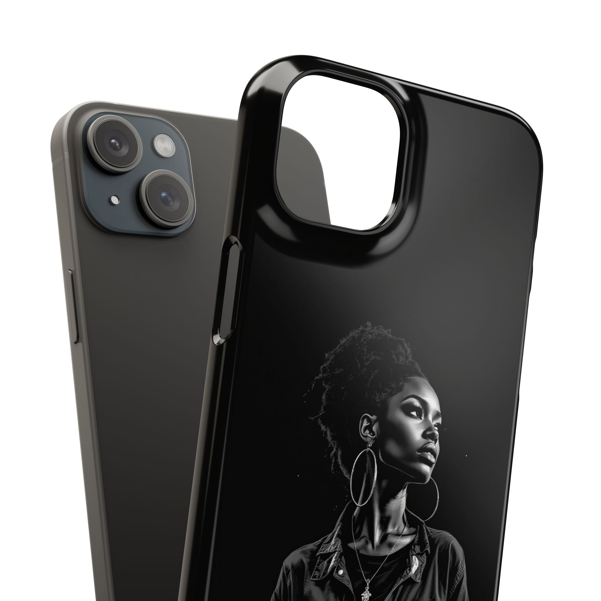 Phone Case — "Long Haul Loyalty" Black Portrait Snap Case