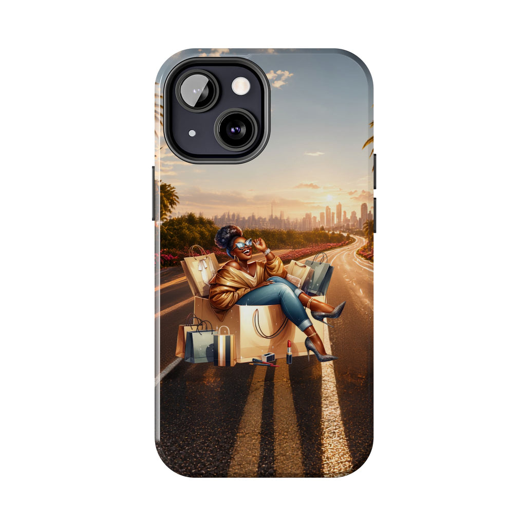 Sunset Roadtrip Tough Phone Case — Relaxed Traveler Design