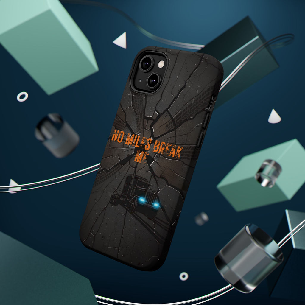 Phone Case — Fiery Semi Truck Magnetic Impact-Resistant Case