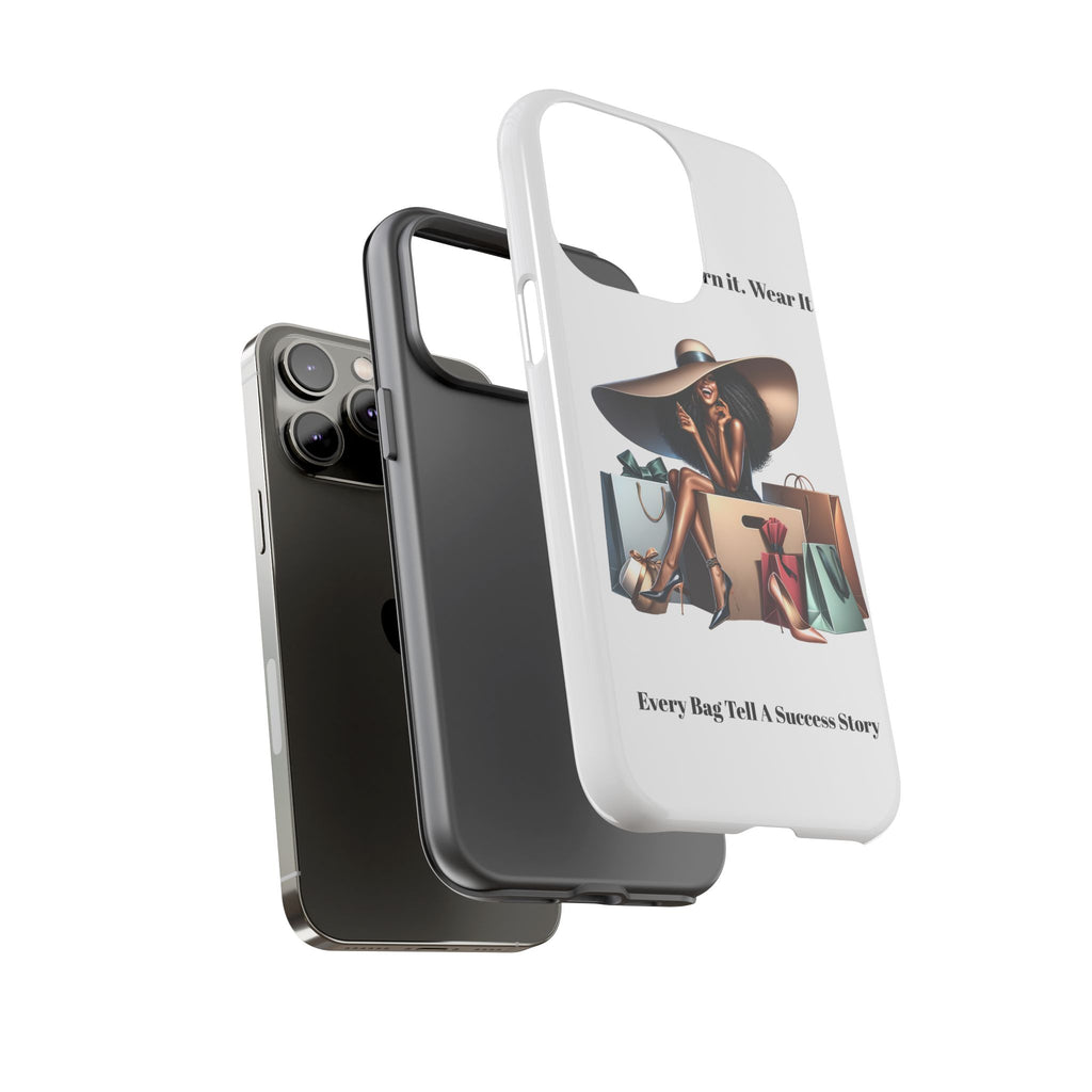 Phone Case - "Manifest It. Earn It. Wear It." Chic Shopper Design