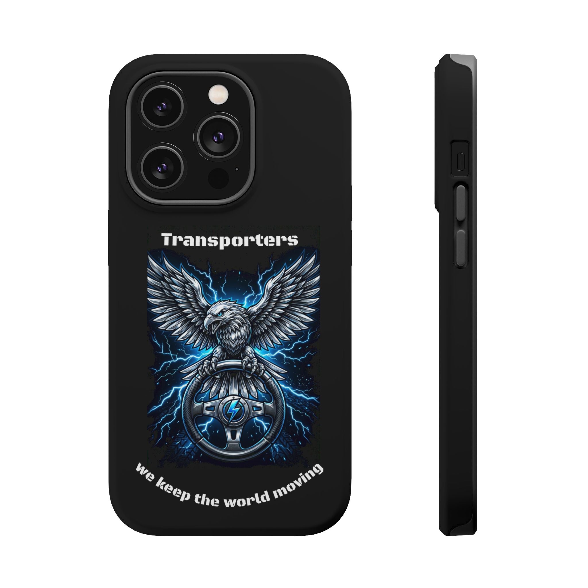 Electric Raven Magnetic Phone Case — Impact‑Resistant Protective Cover