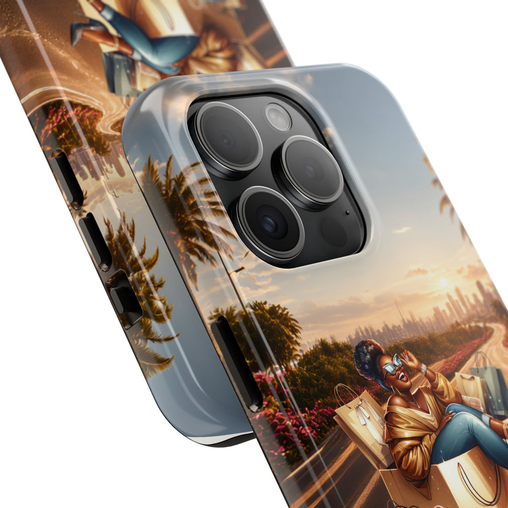 Sunset Roadtrip Tough Phone Case — Relaxed Traveler Design