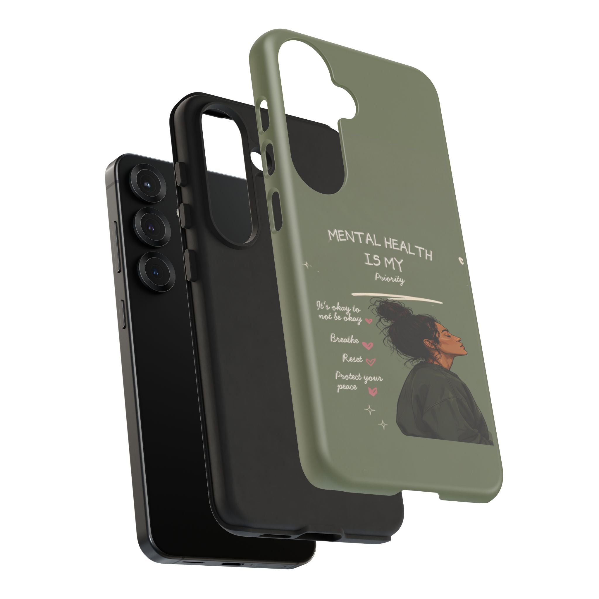 Mental Health Is My Priority Phone Case — Inspirational Protective iPhone Cover