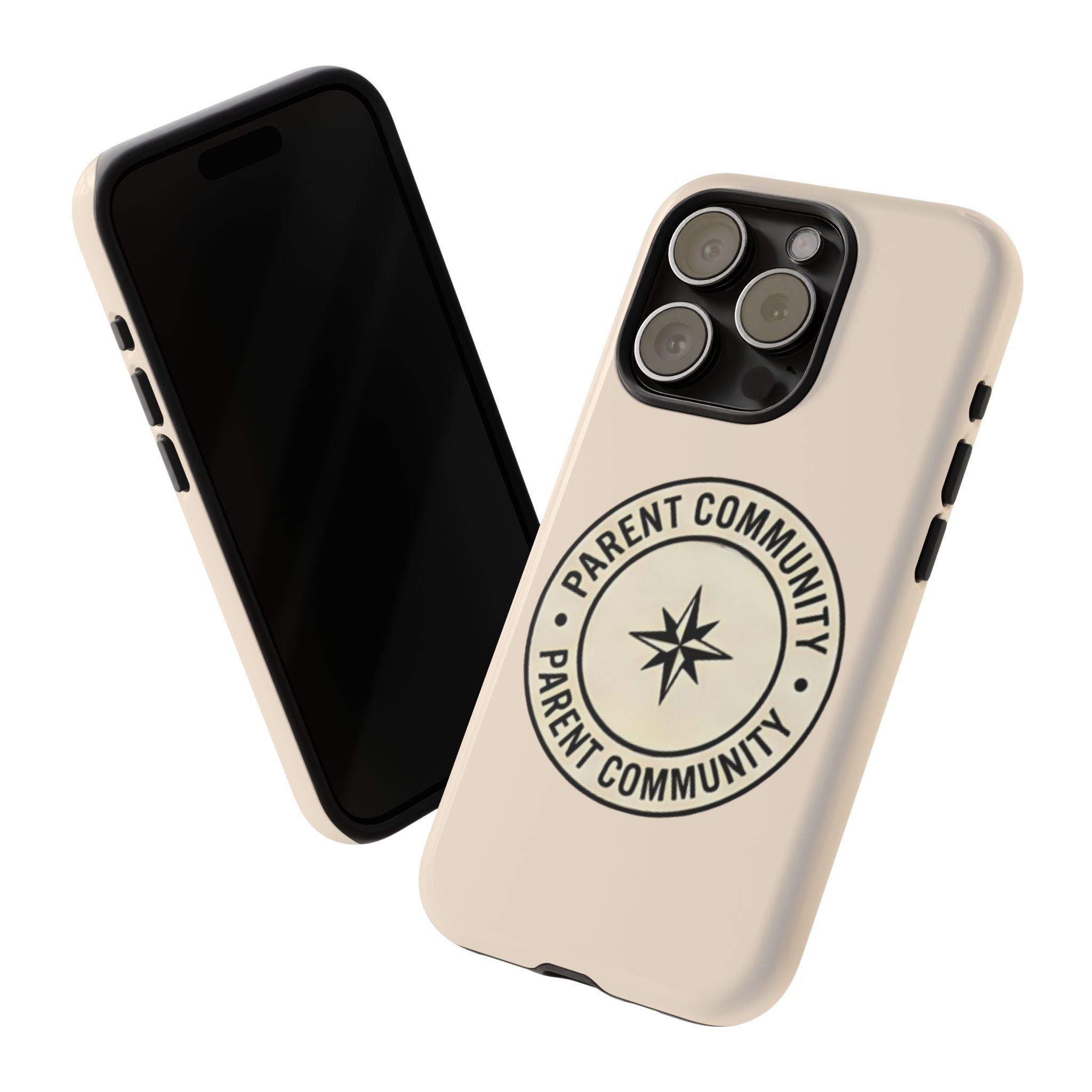 Parent Community Tough Phone Case — Durable Compass Logo Protective Cover