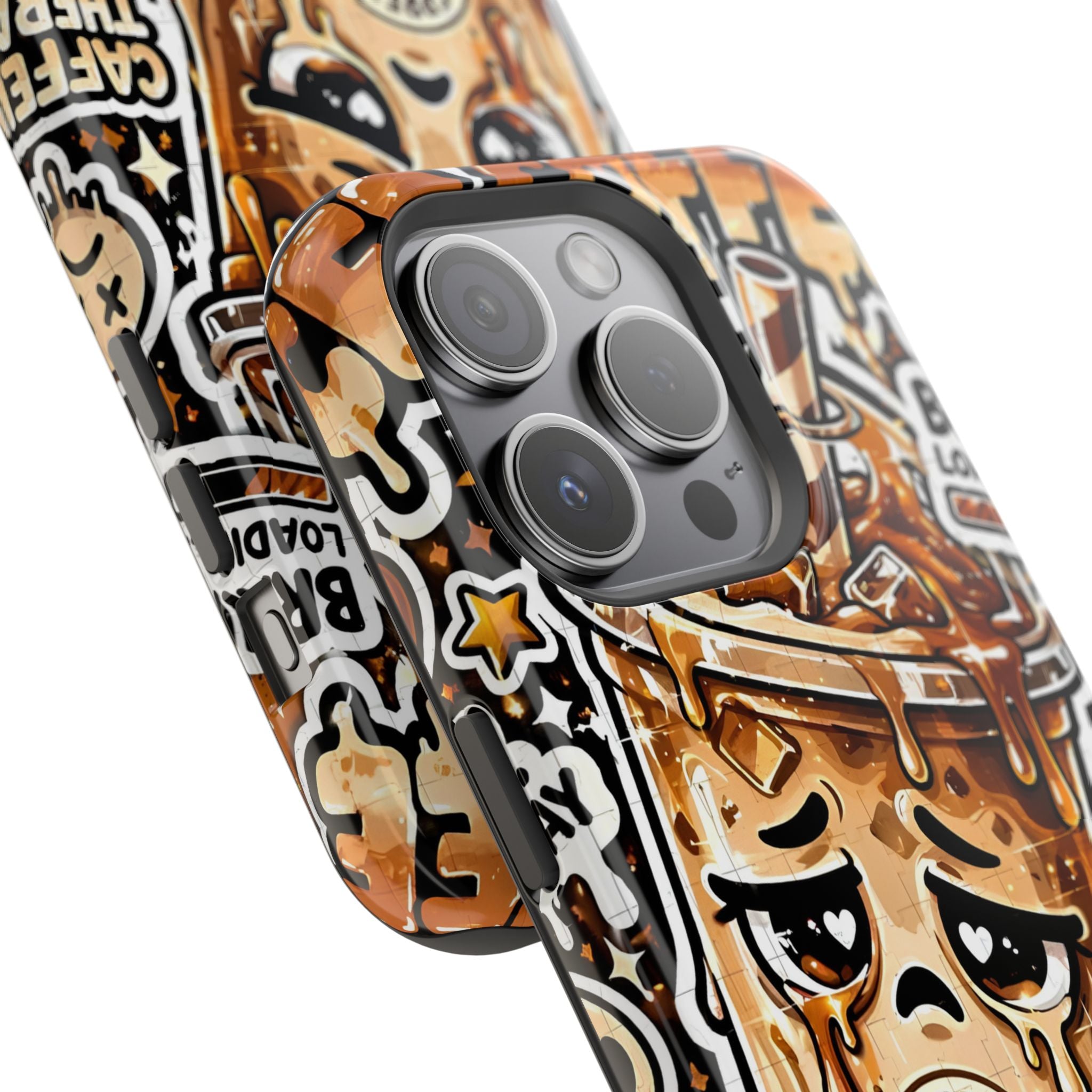 Iced Coffee Phone Case — “Sippin' & Survivin'” Magnetic Impact-Resistant Case