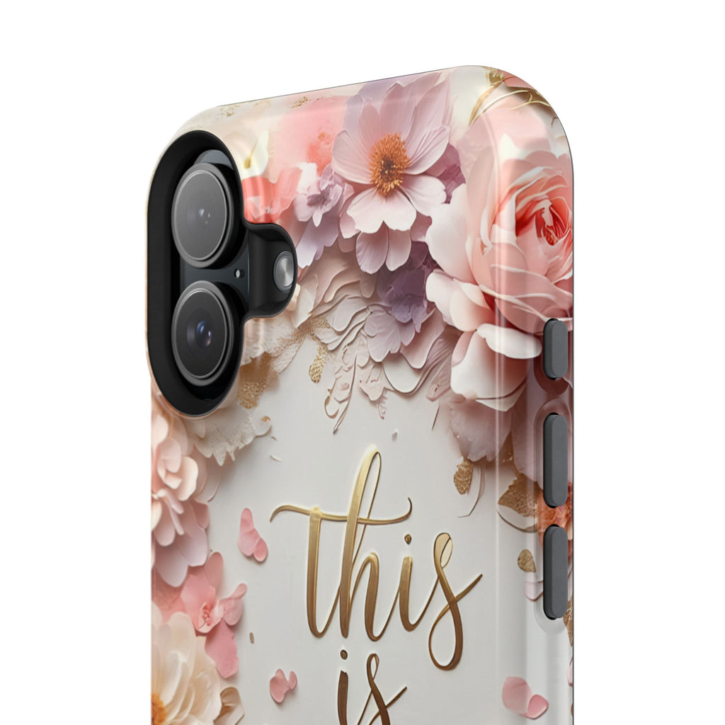 Floral "This Is Me" Phone Case — Impact-Resistant Floral Protective Cover
