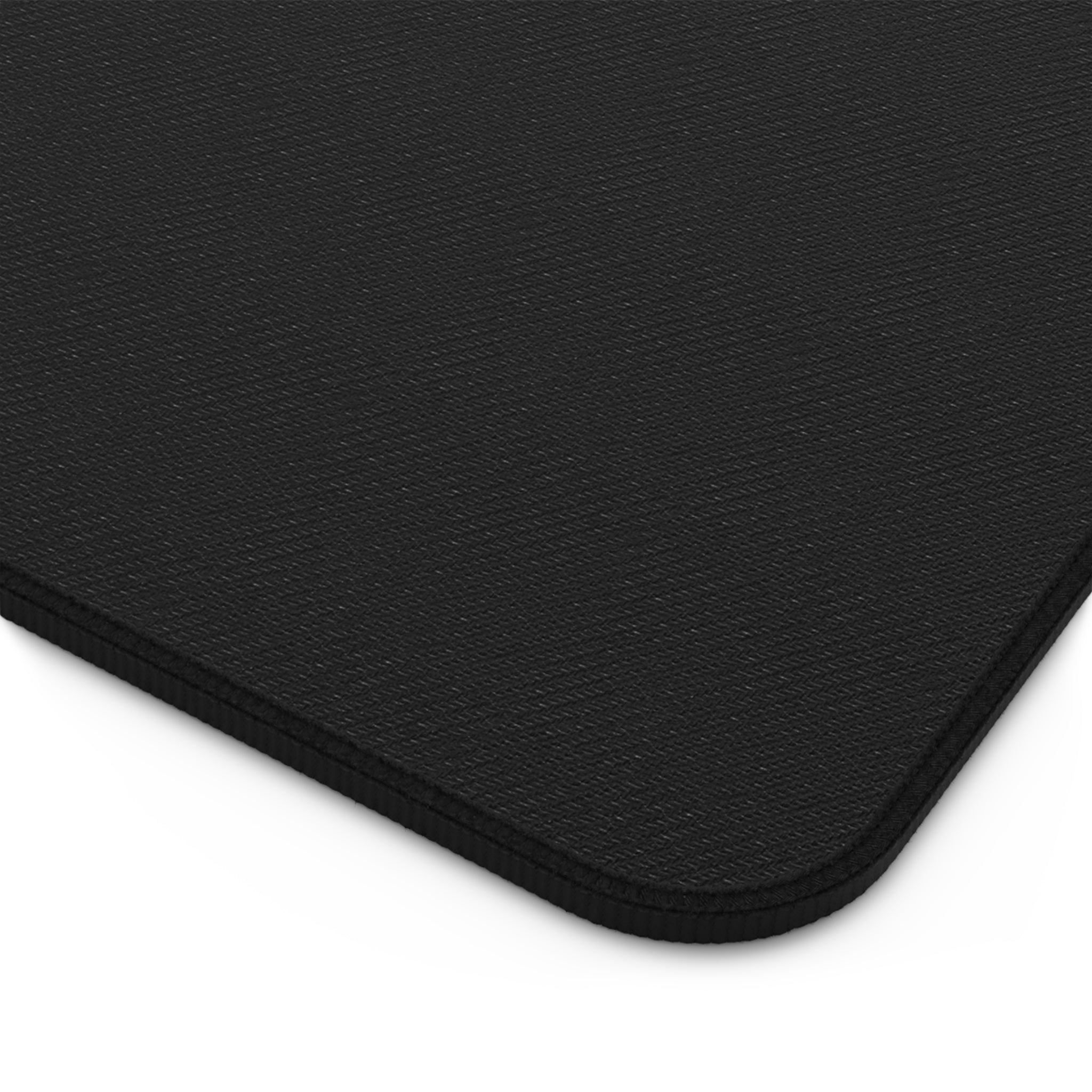 Chic Shopper Desk Mat — Fashionista Woman with Shopping Bags Mouse Pad