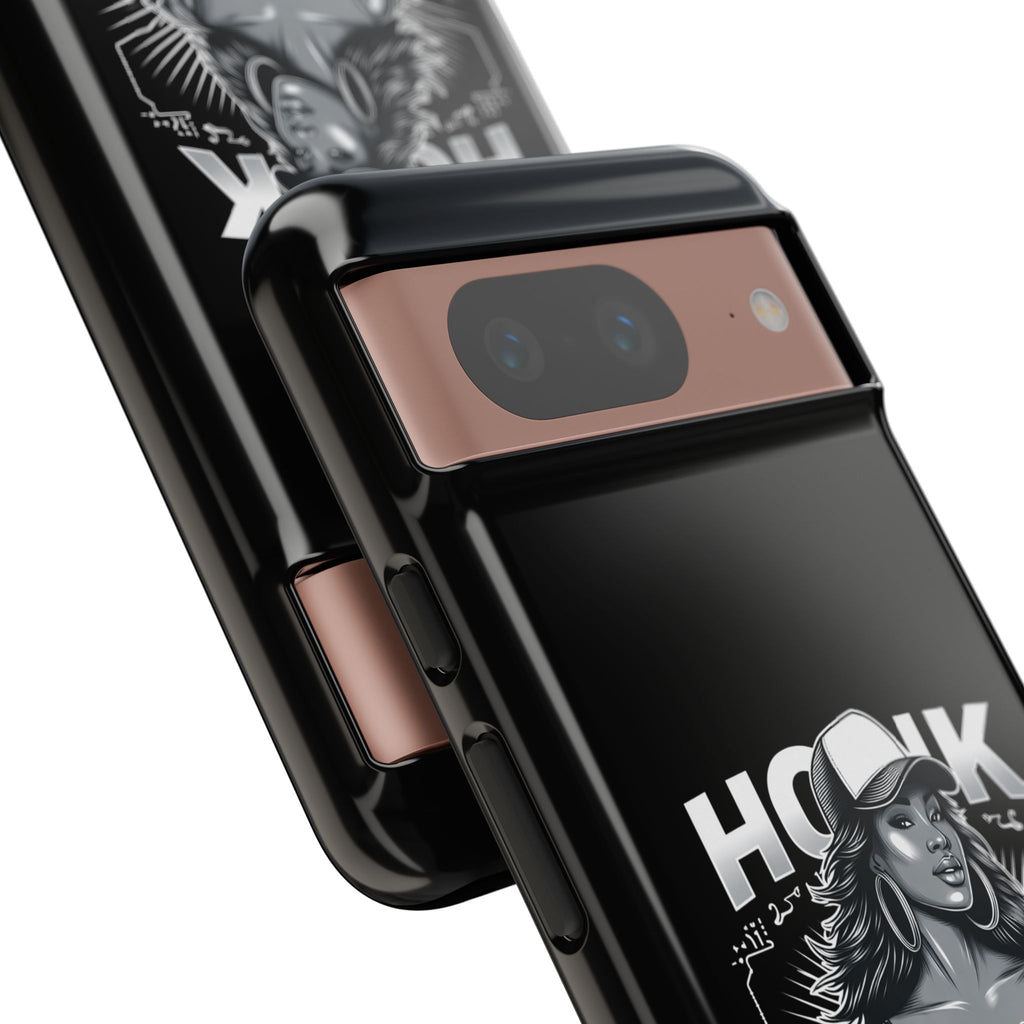 Phone Case — 'Honk' Trucker Girl Retro Semi Truck Protective Case