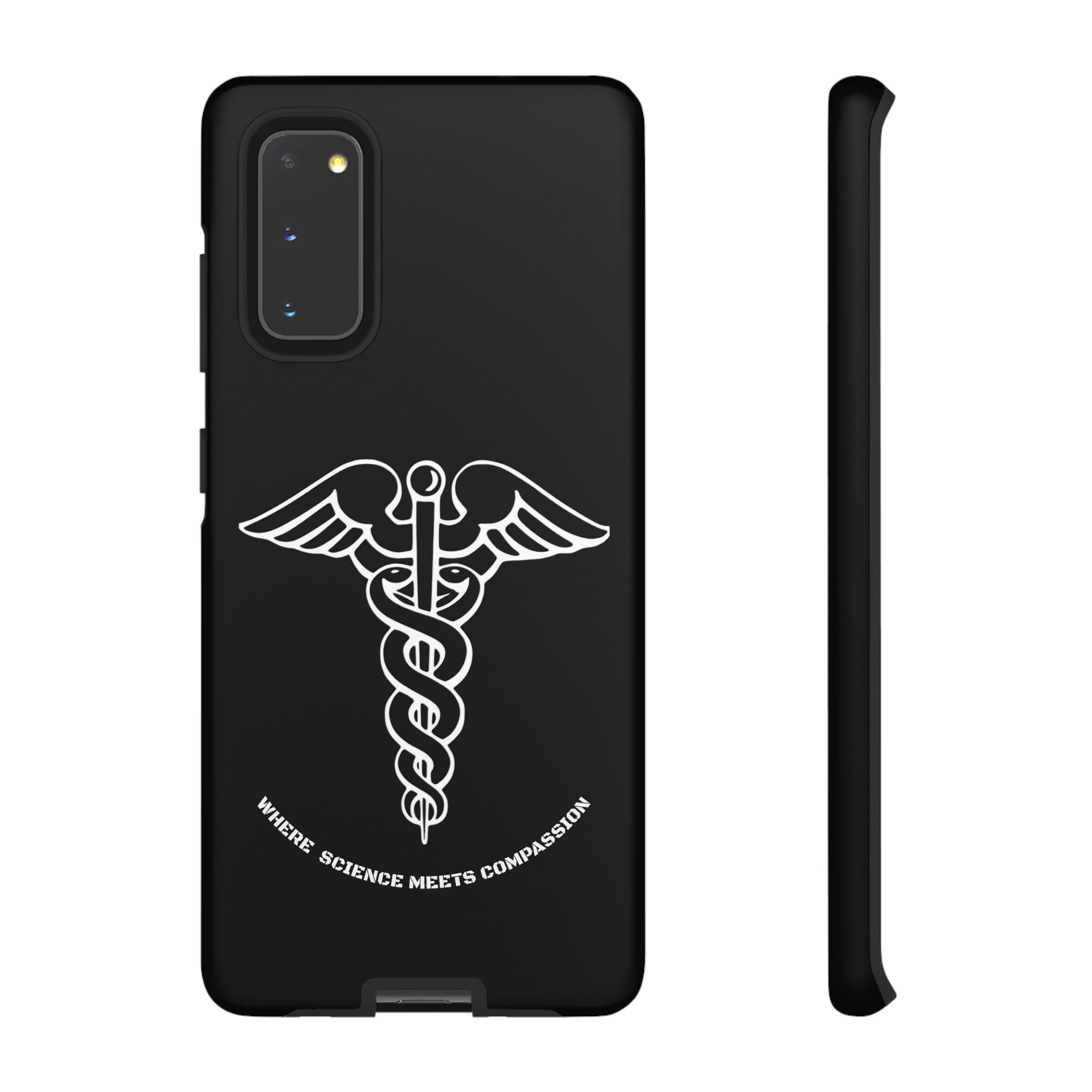 Medical Caduceus Phone Case — "Where Science Meets Compassion" Protective iPhone Cover