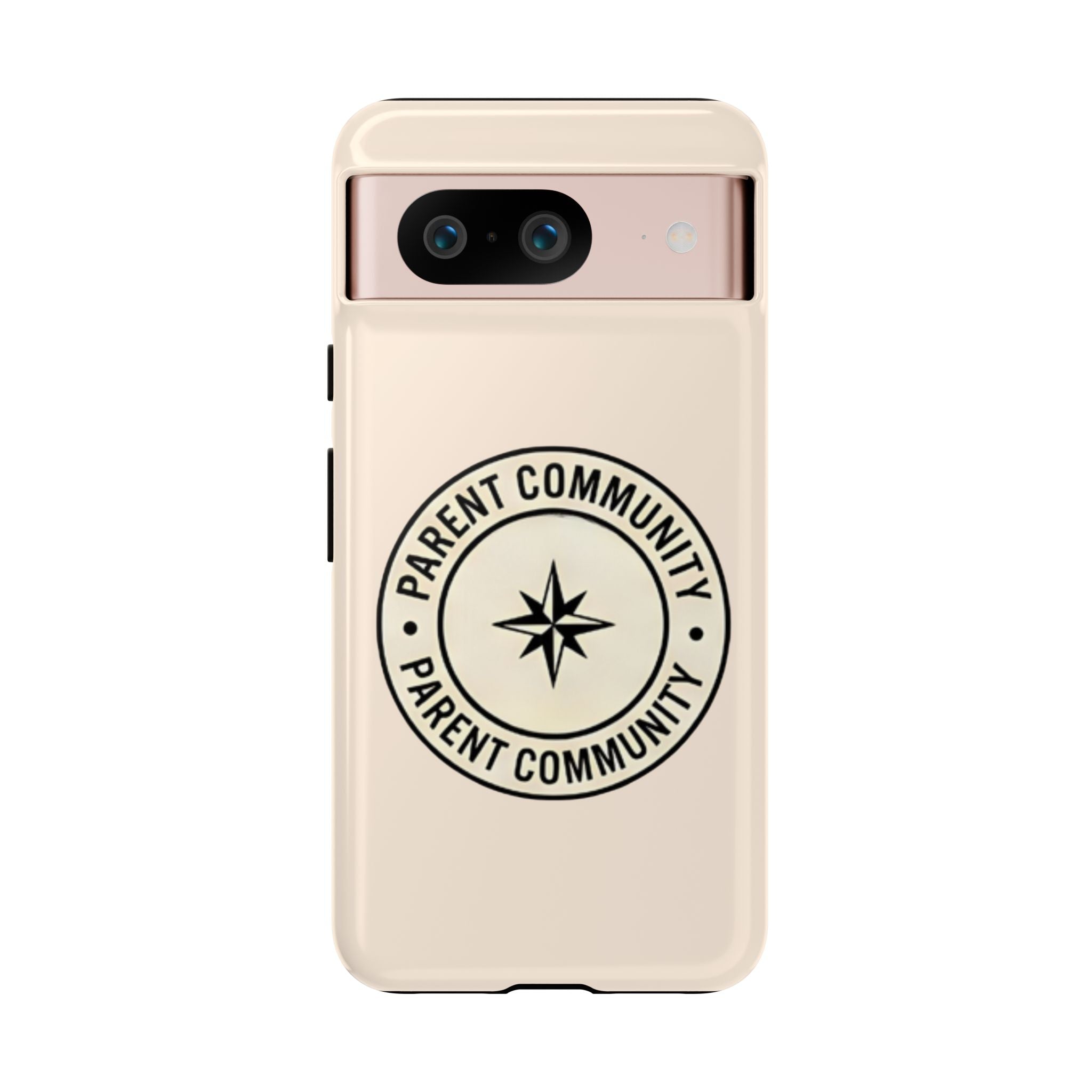 Parent Community Tough Phone Case — Durable Compass Logo Protective Cover