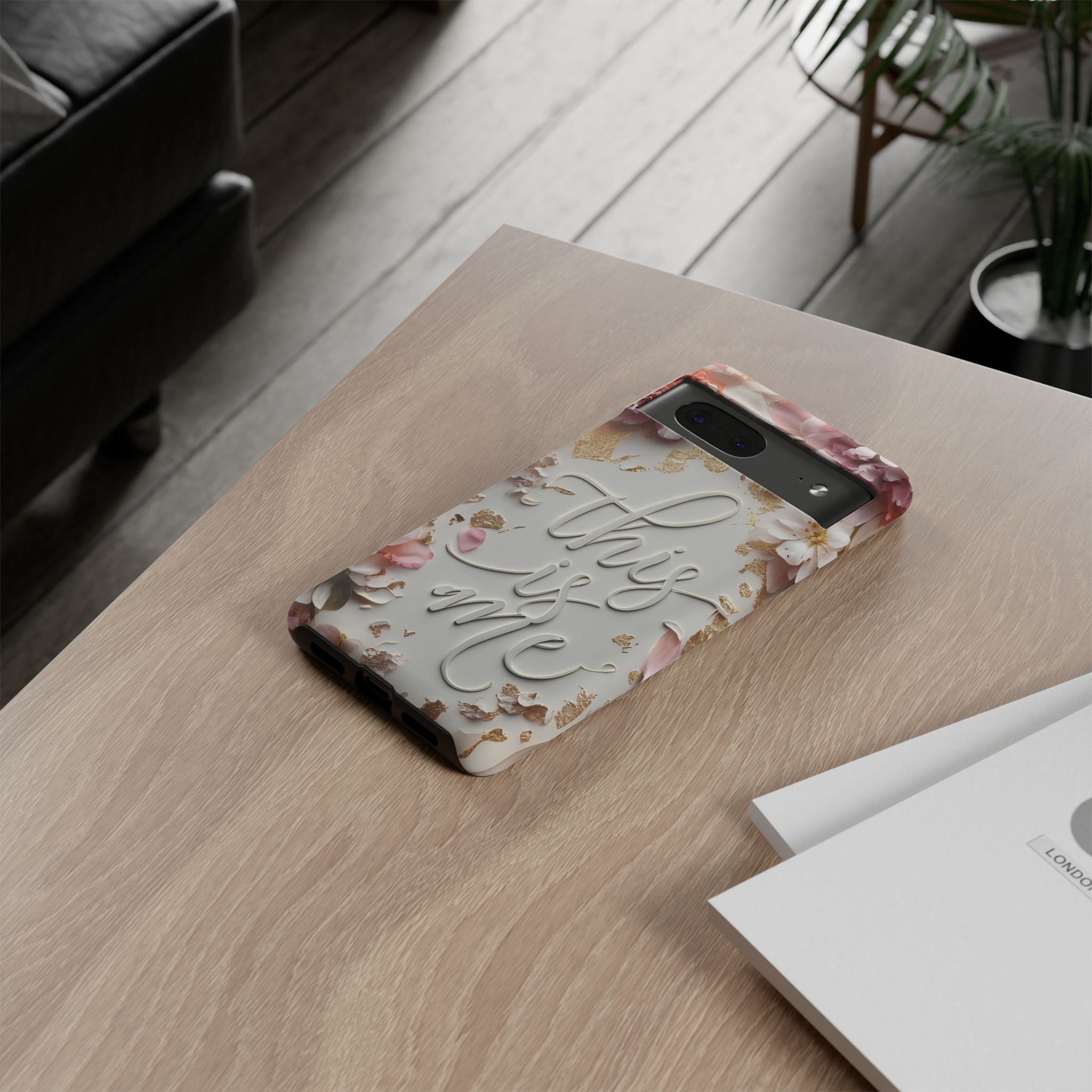 Phone Case — "This Is Me" Floral Tough Case