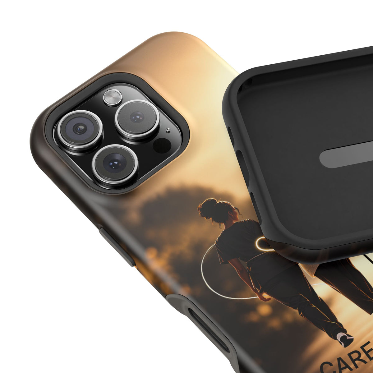Caregiver Phone Case — Impact-Resistant Protective Case with Heart Design