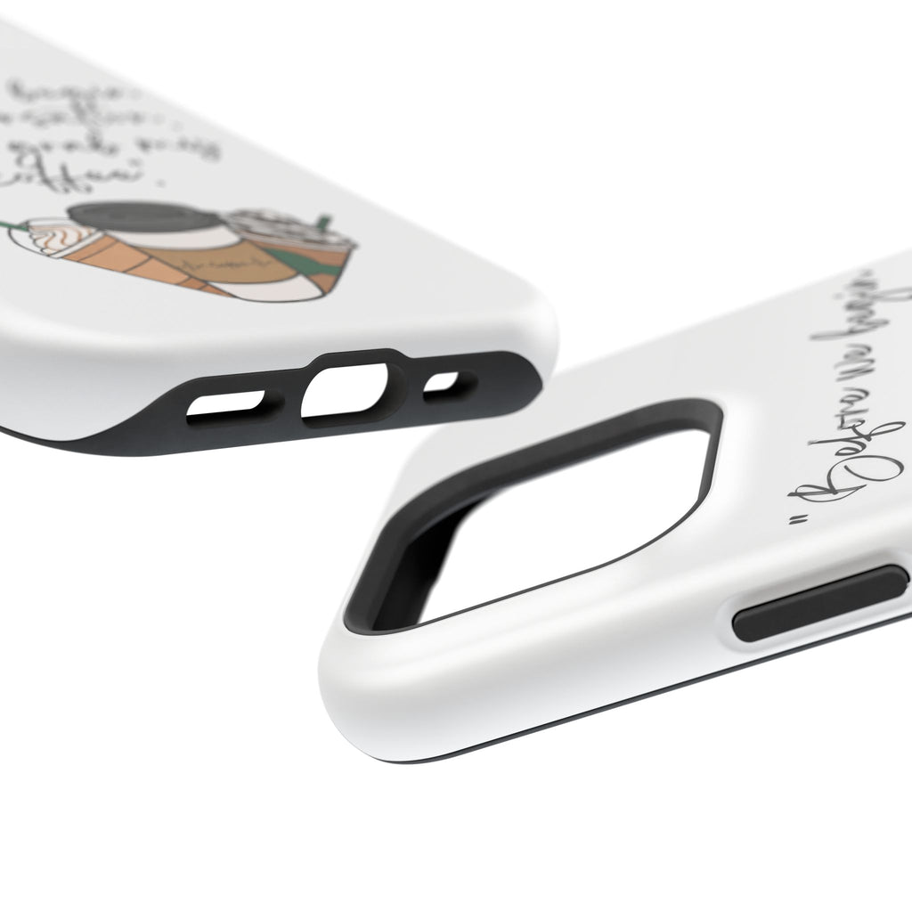 Coffee Quote Magnetic Impact-Resistant Phone Case