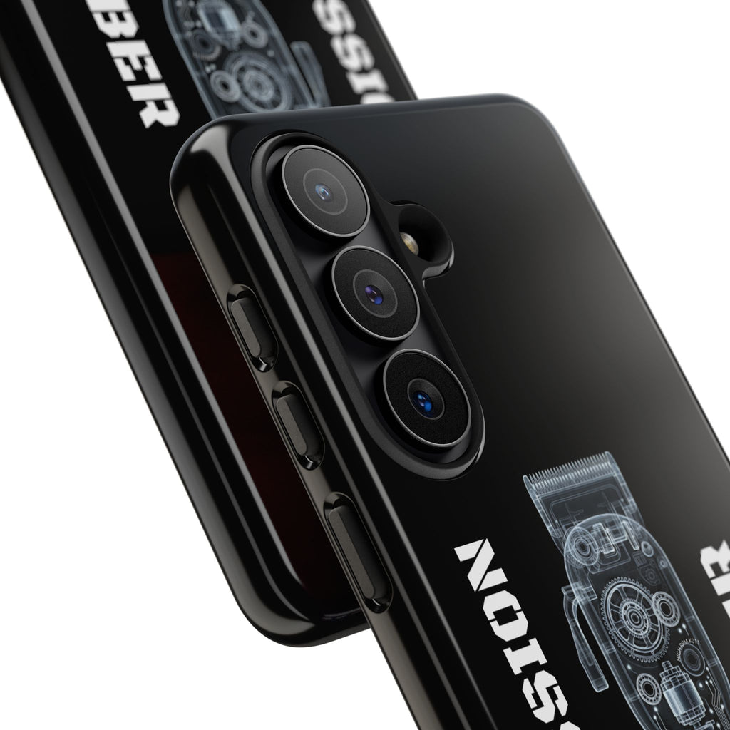 Barber Clip Cord X‑Ray Tough Phone Case – Professional Barber Gift
