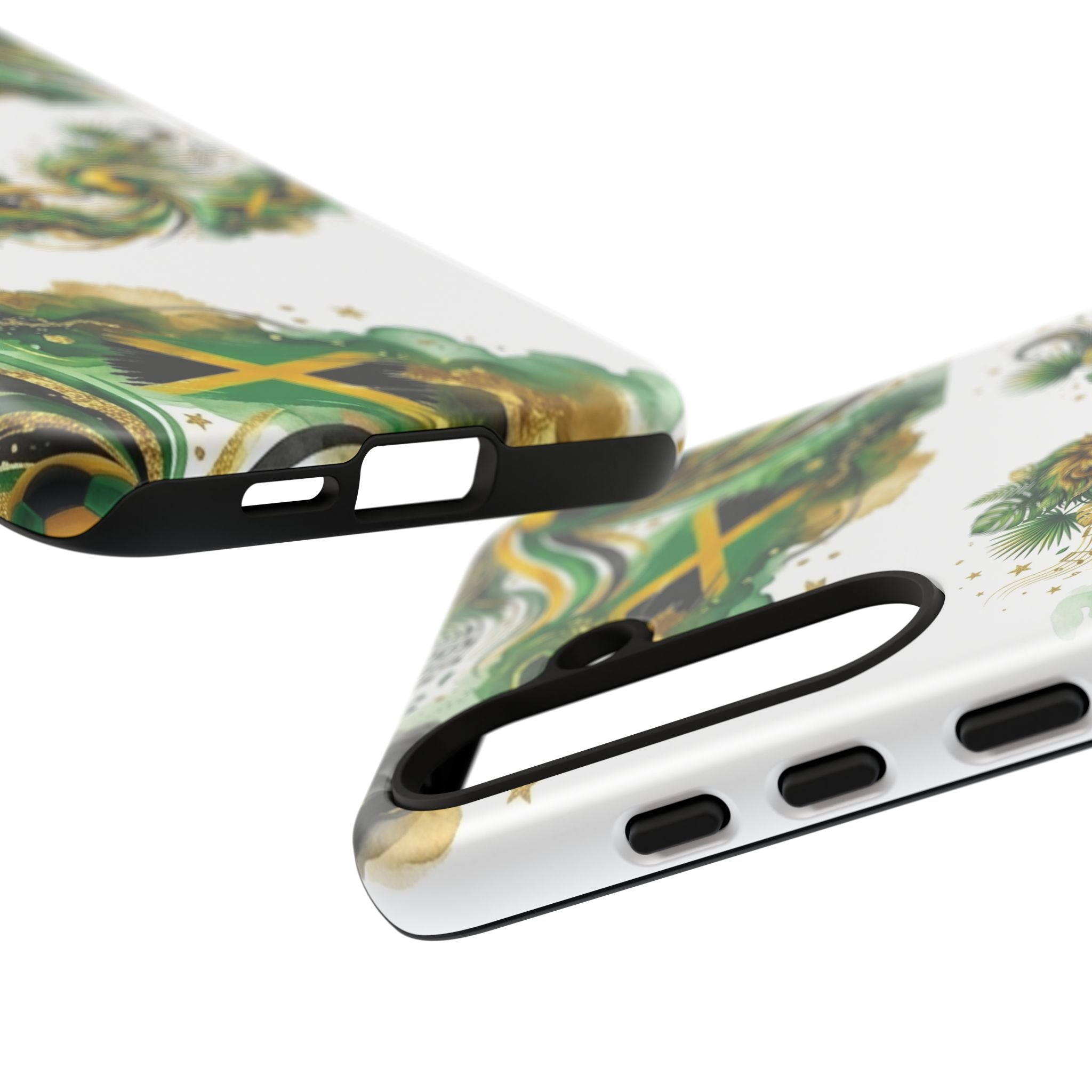 Jamaica Lion Phone Case — Jamaican Flag Rasta Protective Tough Case